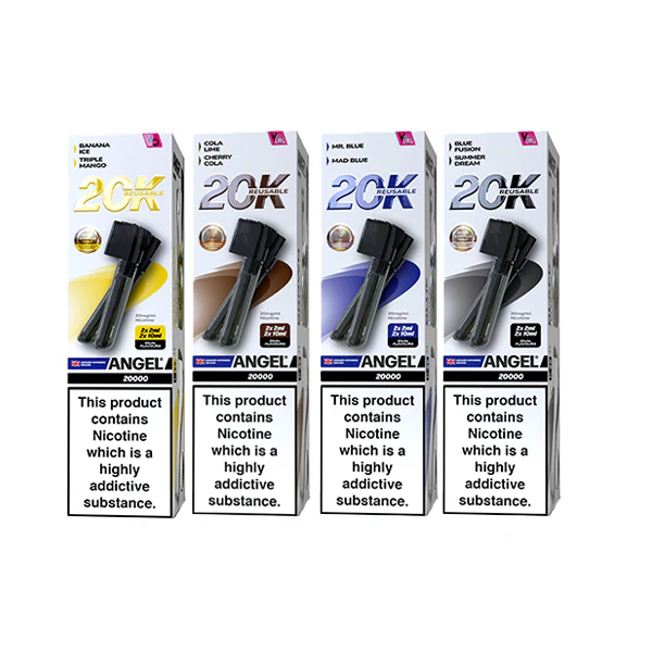 20mg Angel 20k Pods By Vapes Bars Prefilled Pods 20000 Puffs