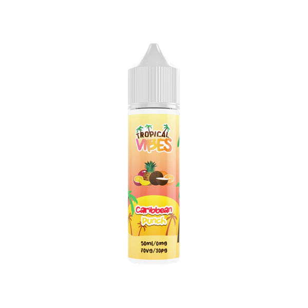 Second image of Tropical Vibes 50ml Shortfill 0mg (70VG/30PG)