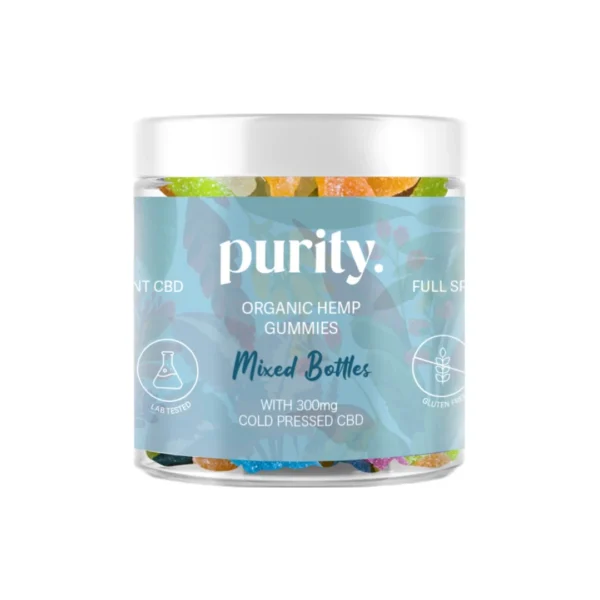 Second image of Purity 300mg Full-Spectrum CBD Vegan Gummies 150g